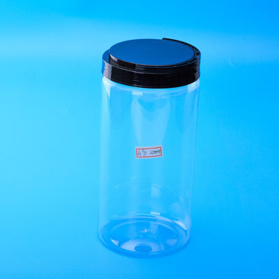 ظروف پلاستیکی جو دو سر 2500ML FDA درب های بالا را پیچ می کند